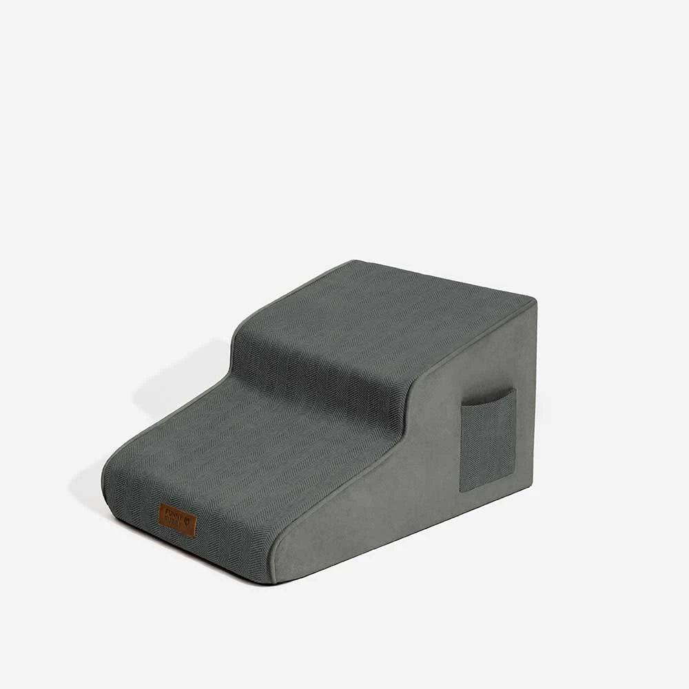 Chenille Extra Wide Non-Slip Removable Sponge Pet Stairs - SafeRamp