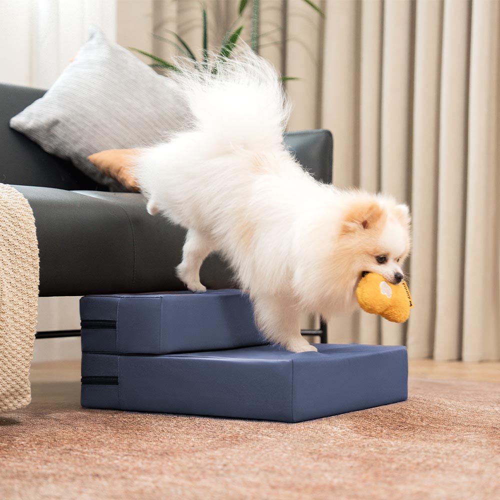 Waterproof Washable PU Leather Modular Multi-Level Pet Stairs